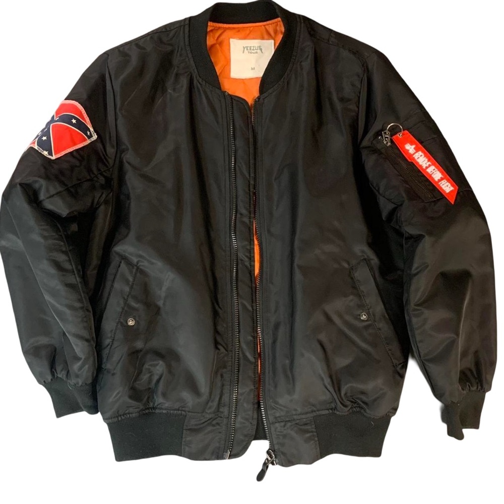 Vintage 2013 Yeezus Kanye West Black Limited Edition Tour Bomber Jacket - Picture 2 of 6